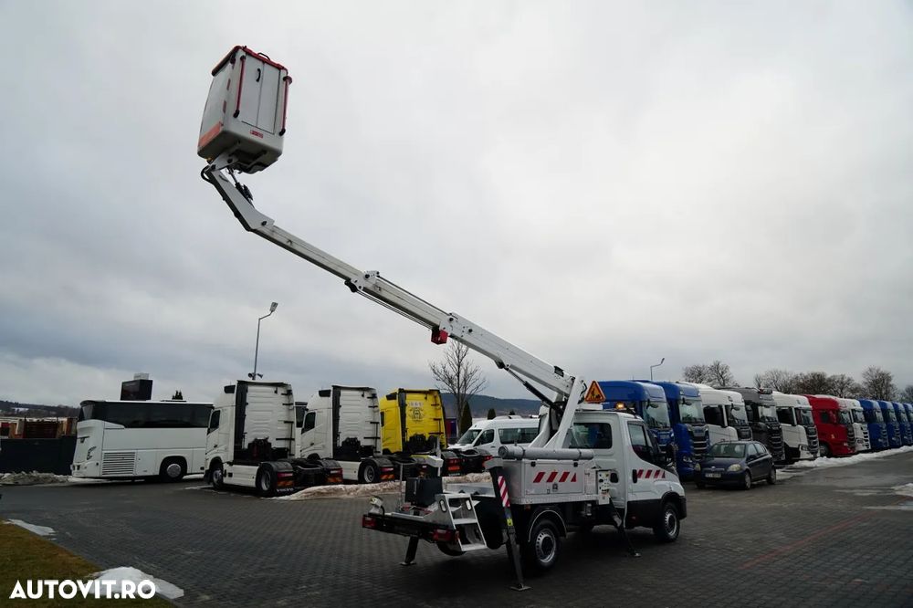 Iveco 35-140 / Platformă de lucru aeriană / FRANCE ELEVATEUR 141 TLE / 4 SUPPORTURI / MANUALĂ / 2020 - 5