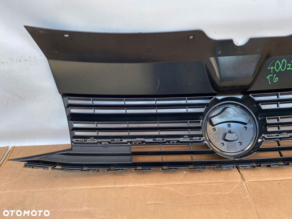 VW T6 CARAVELLE MULTIVAN 16-ATRAPA GRILL ORYGINAŁ CHROM 7E0853651 - 6