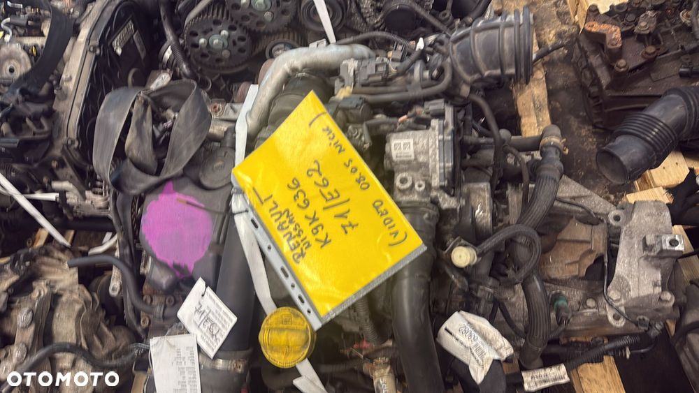 Renault/Nissan K9K636 1.5 diesel silnik kompletny z pełnym osprzętem gotowy do montażu VIDEO PRACY SILNIKA - WHATSAPP LUB LINK W OPISIE - 6