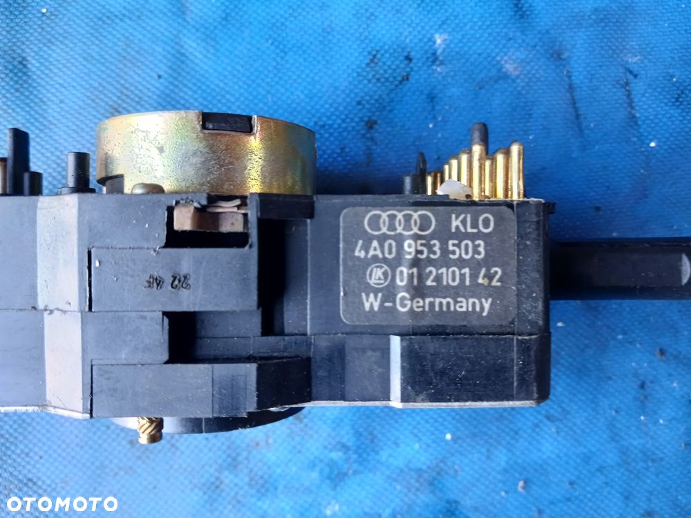 Przełącznik kierunkowskazów manetki AUDI 80 B4 włącznik świateł 4A0953503 - 3