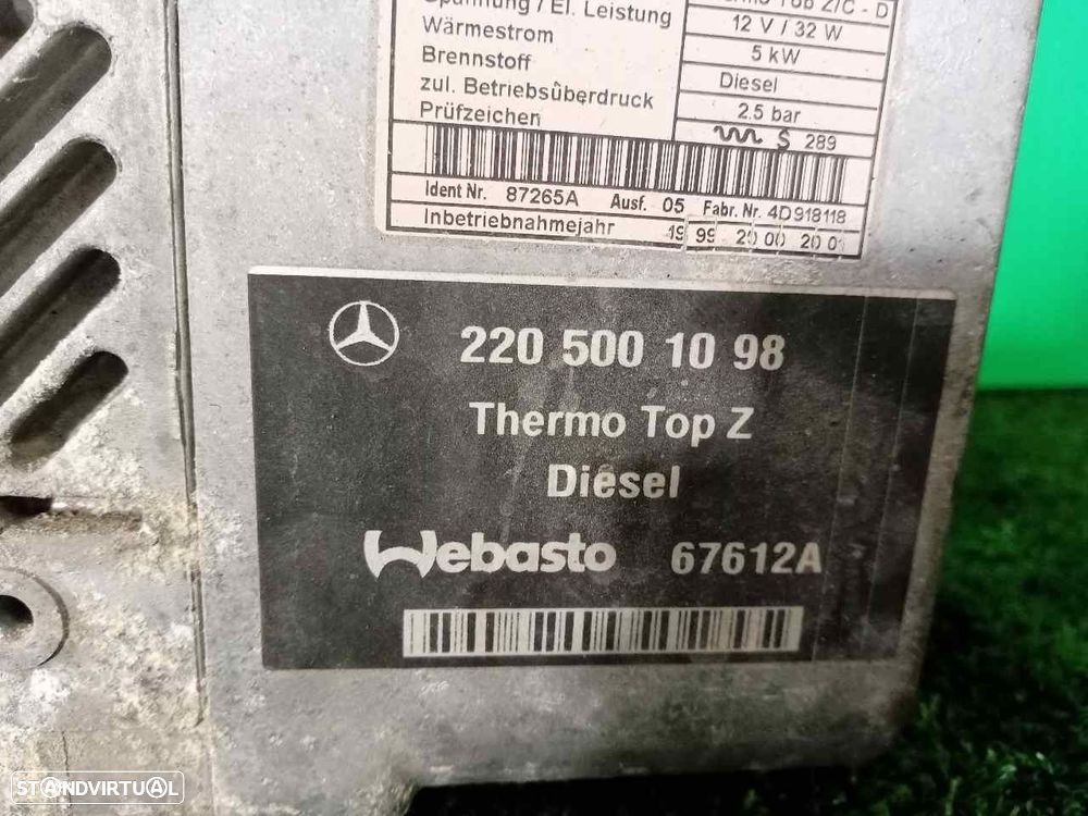 VALVULA INTERCAMBIO DE SOFAGEM MERCEDES-BENZ CLASSE S 2001 - 1