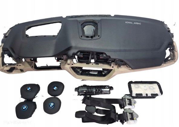 komplet poduszki deska pas pasy bmw x4 g02 head up gumowa deska - 1