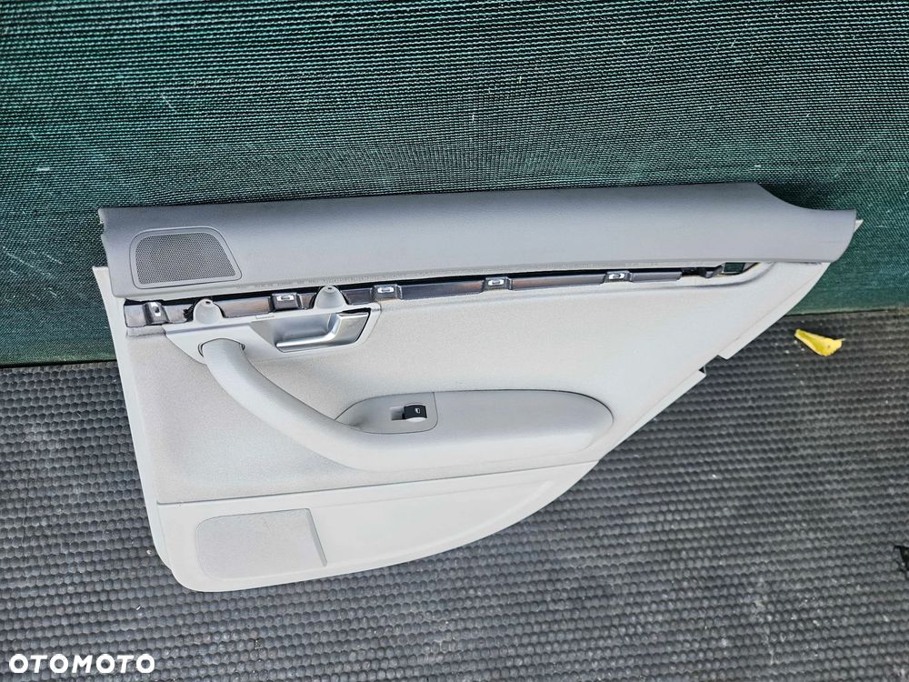 Boczek Boczki Drzwi Jasne Welur Platin Hell Tyl Tylne Glosnik Maskownica Audi A4 B6 B7 - 24