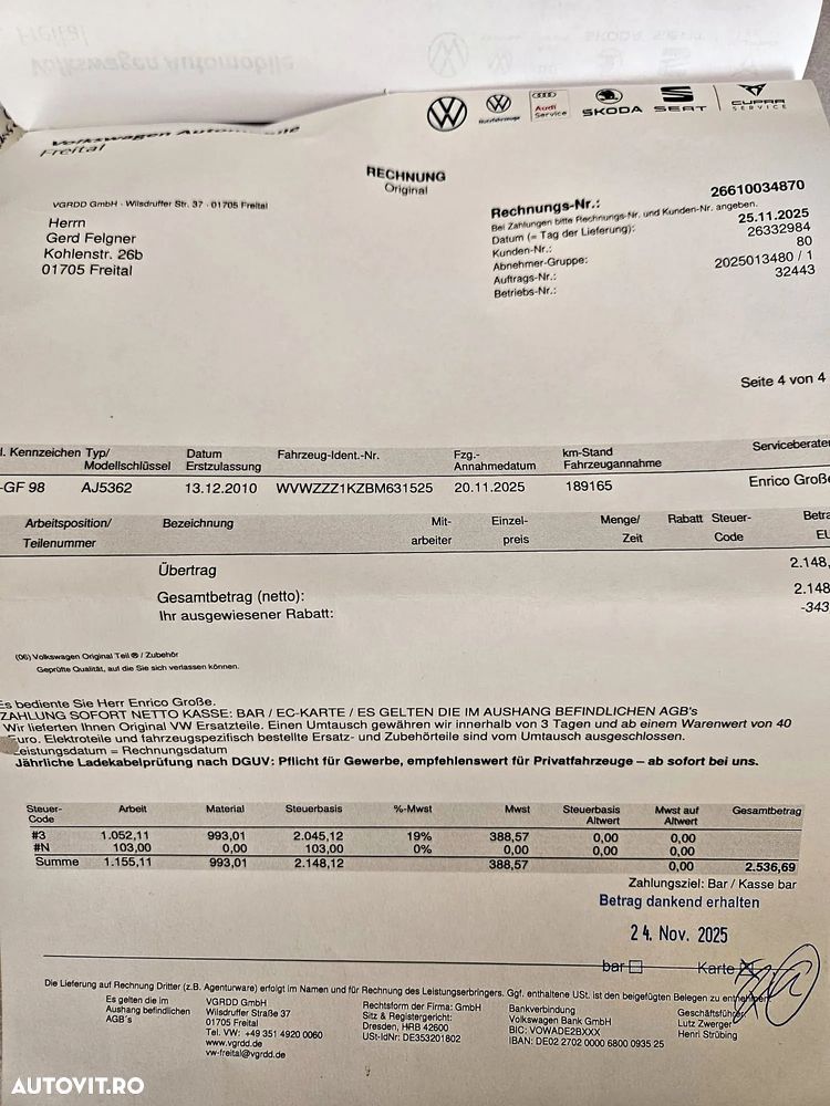 Volkswagen Golf 2.0 TDI DPF Highline - 37
