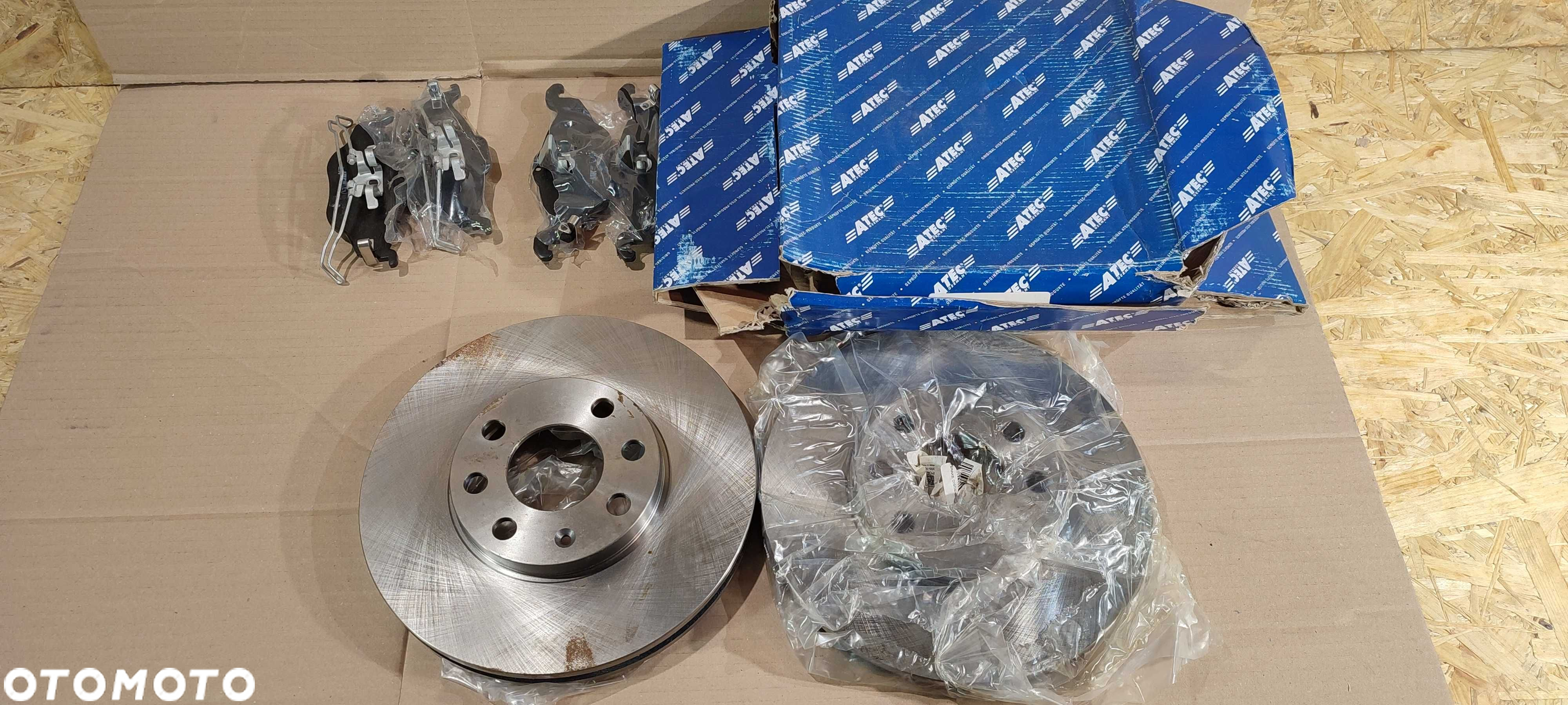 Opel astra F G H tarcze hamulcowe klocki przód przednie nowe ATE ORYG - 2