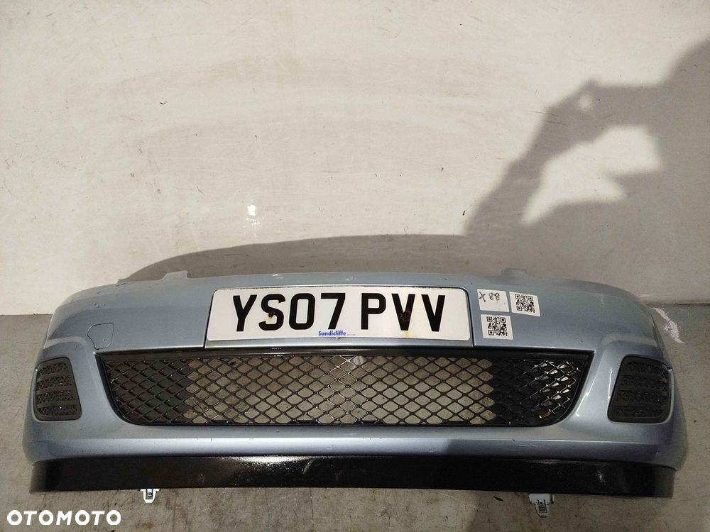 + ZDERZAK PRZÓD PRZEDNI DO FORD FIESTA MK6 VI LIFT FL J4 BŁĘKITNY HALOGENY - 1
