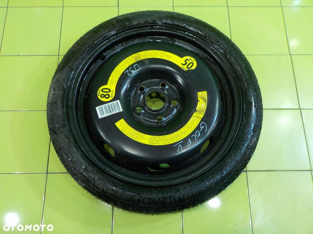 GOLF V A3 8P kolo dojazdowe 125/70/18 5x112 - 1