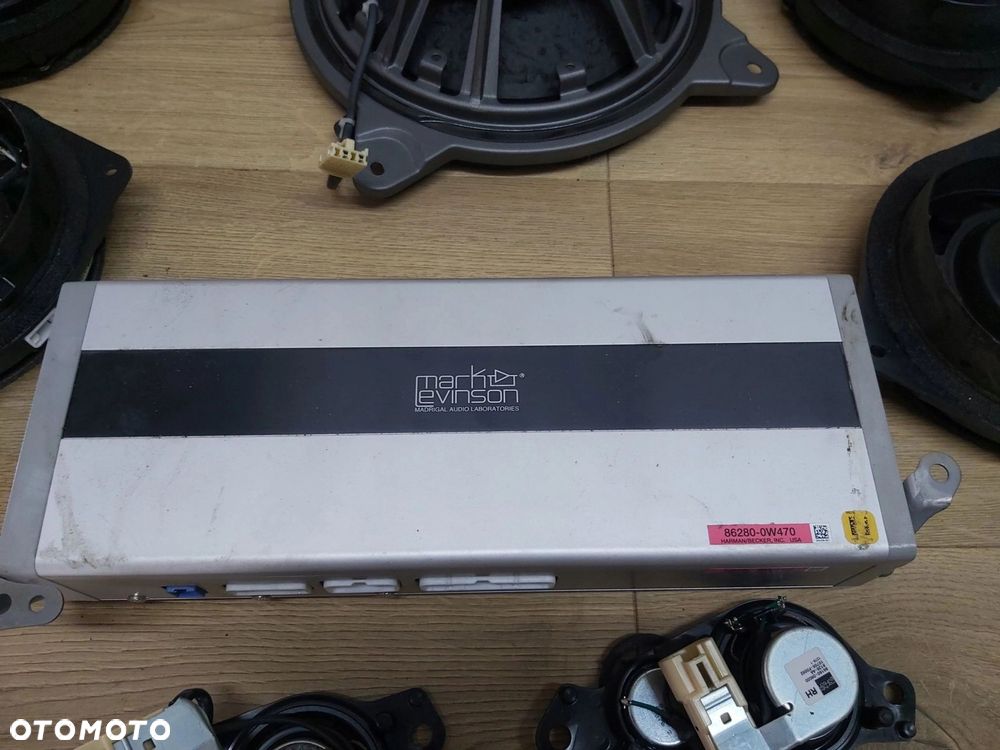 LEXUS GS III 300 350 450h wzmacniacz MARK LEVINSON głośnik zestaw komplet - 6