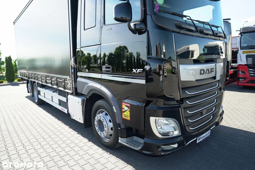 DAF XF 480 / FIRANKA 7,7 M  / SSC / 6X2 / KLIMA POSTOJOWA / OŚ PODNOSZONA / - 6