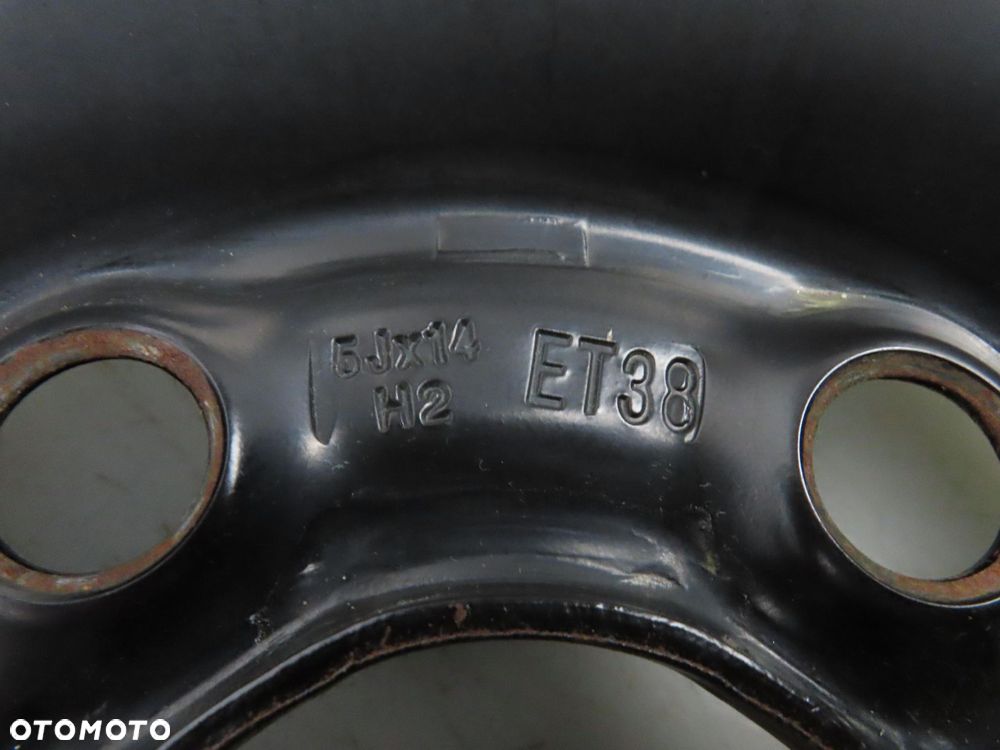 Felga stalowa 14" Skoda Fabia Rapid VW Polo Seat Ibiza 5x100 ET38 - 2