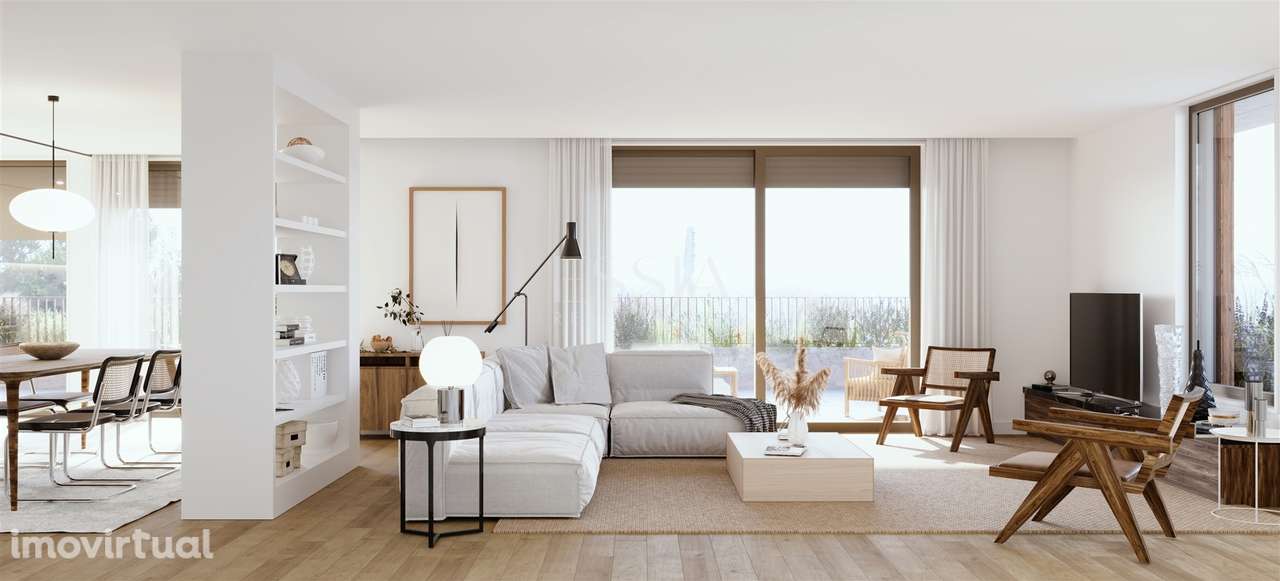 Apartamento T3 com Terraço | Condominio com Ginásio e Piscina - Grande imagem: 3/33