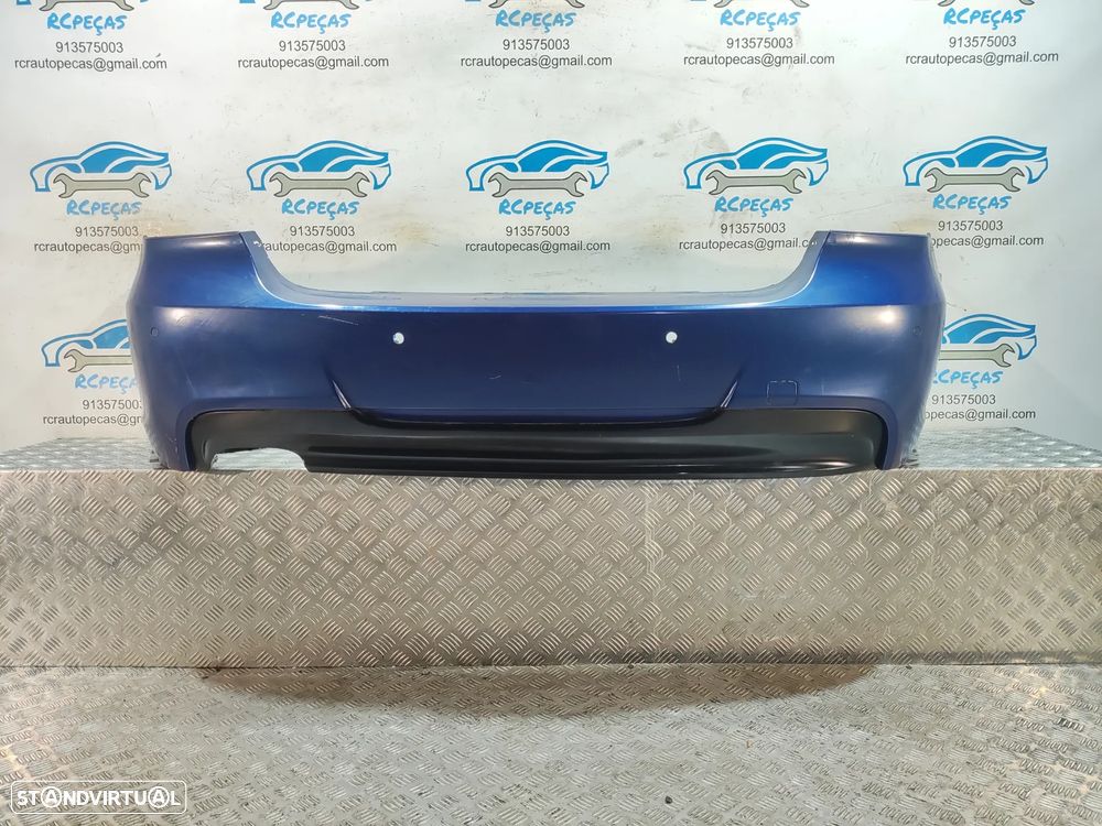 Parachoques Traseiro Trás Original BMW Serie 3 E90 Sedan LCI Pack M com sensores de estacionamento - 1