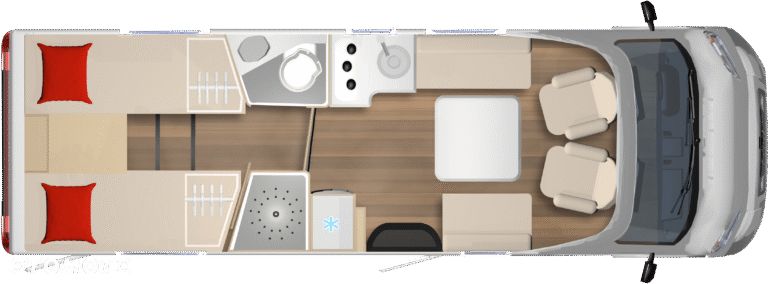 Burstner LIMITED IT 727 G | MAX DOPOSAŻONY | wersja LIMITED, klimatyzacja, markiza, bagażnik, kamera, wersja zimowa - 16