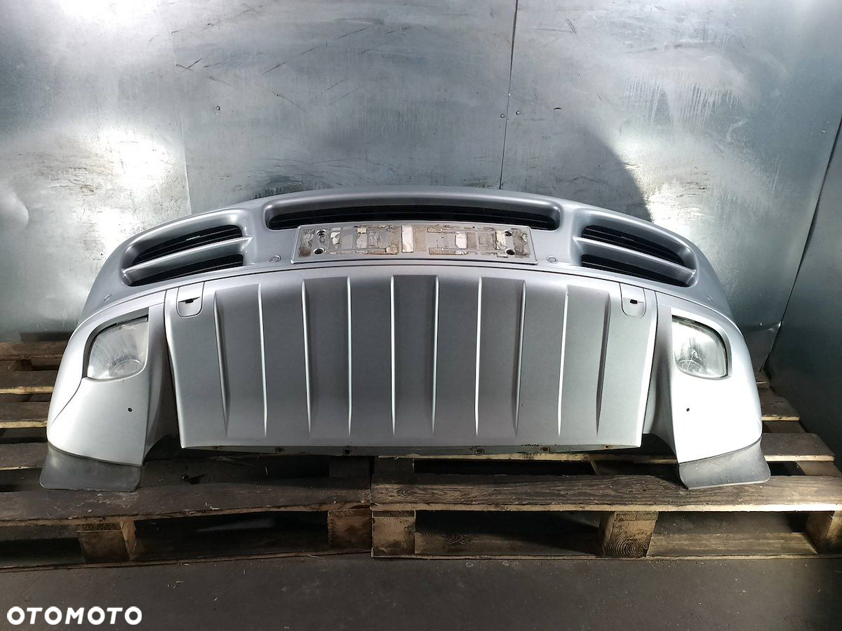 ZDERZAK PRZÓD PORSCHE CAYENNE lak.8E8E SREBRNY - 8
