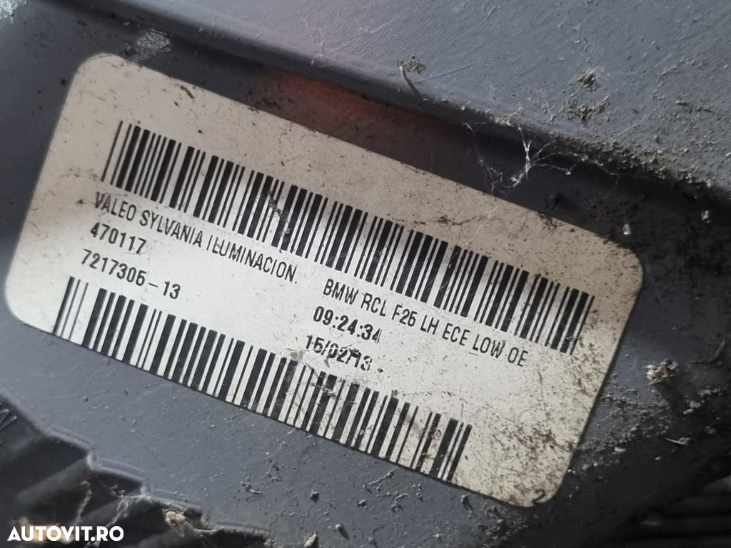 Stop Stanga BMW X3 F25 2010 - 2014 SUV 4 Usi (1287) Bec clasic - 3