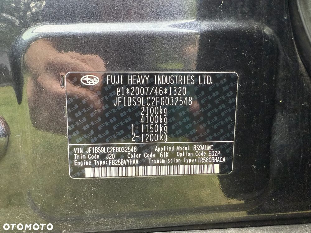 Subaru Outback 2.5i Comfort - 12