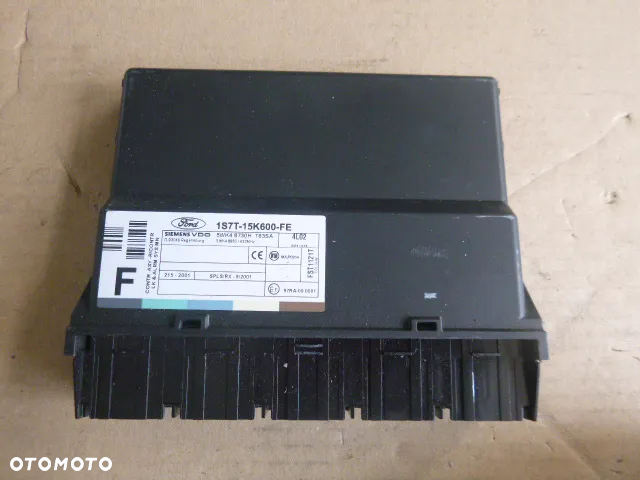ZESTAW STARTOWY KOMPUTER STACYJKA IMMOBILIZER FORD FOCUS MK1 1.4 16V - 9