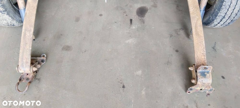 OŚ BELKA ZAWIESZENIA TYŁ + RESORY + KOŁA NA PRZYCZEPKĘ PEUGEOT BOXER I - 2