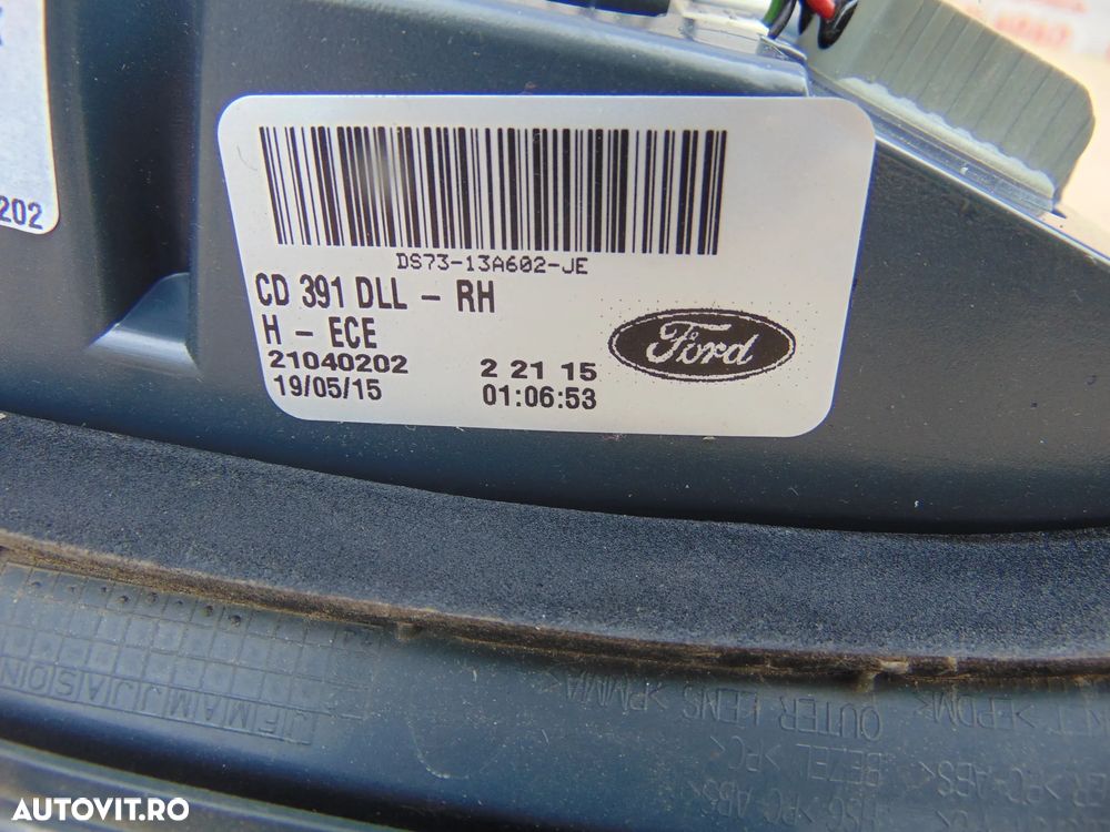 Stop haion Ford Mondeo Mk5 sedan an 2014-2022 lampa haion spate stanga dreapta cod ds7313a602je ds7313a603jg - 4
