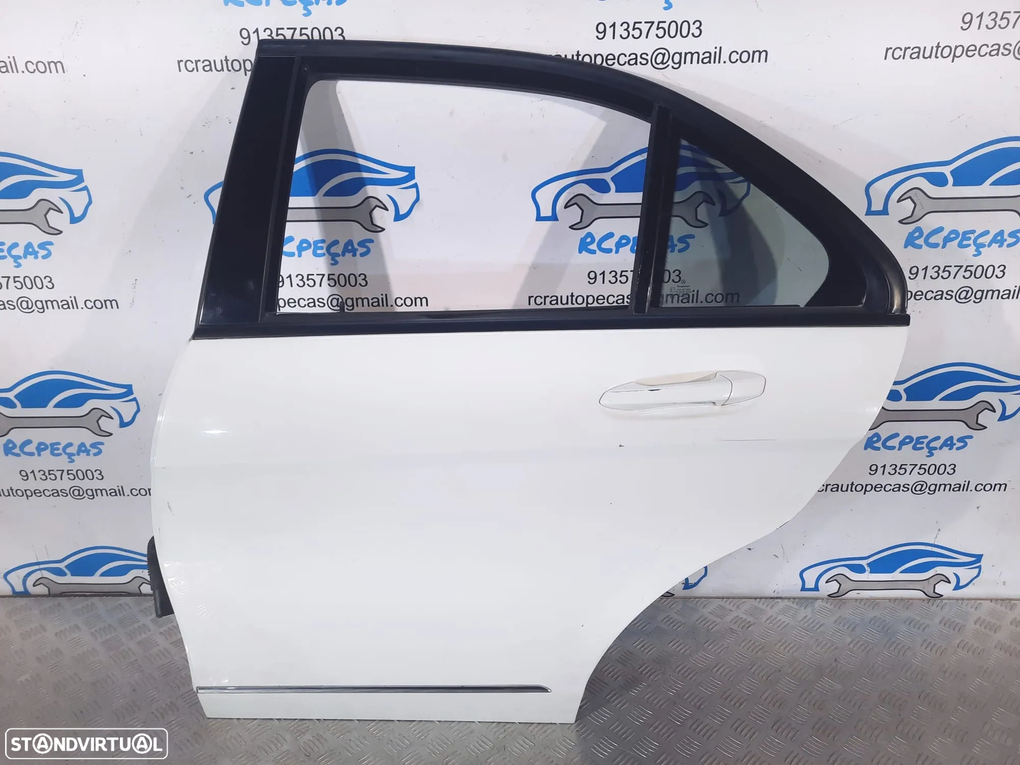 .PORTA TRASEIRA TRÁS ESQUERDA MERCEDES-BENZ C CLASS W204 SEDAN CARRO A2047300105 2047300105 QUARTELAS MOTOR PUXADOR VIDRO - 5