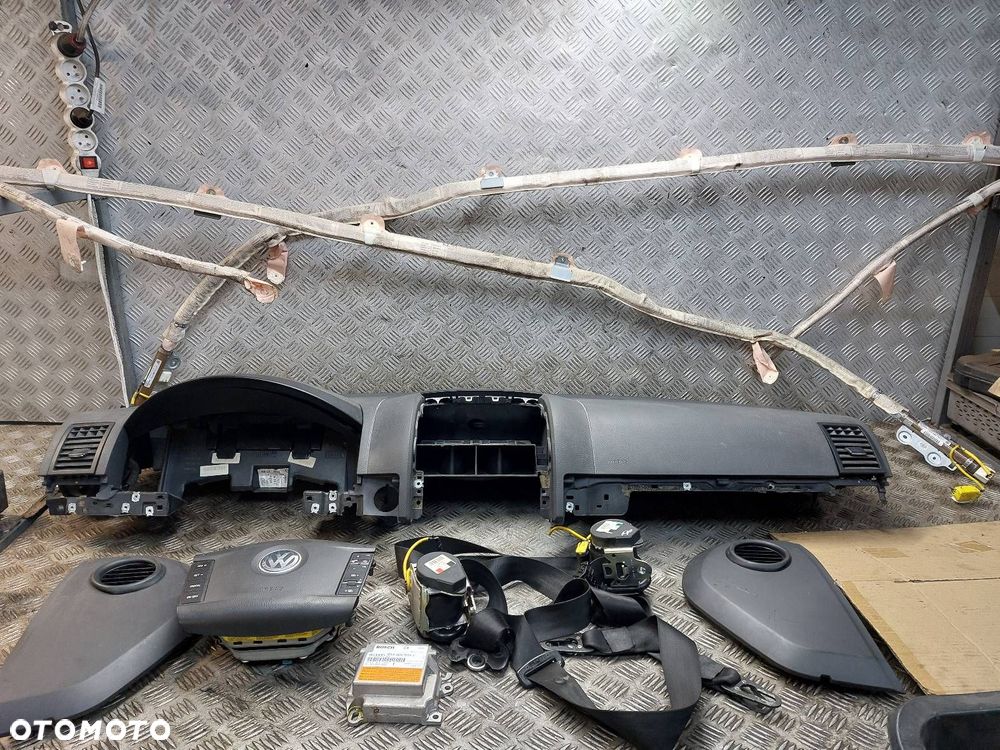 ZESTAW AIRBAG KOKPIT DESKA PASY PODUSZKI KURTYNY MODUŁ TOUAREG I 7L - 1