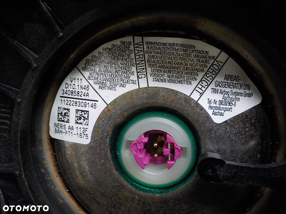 CHRYSLER LANCIA YPSILON III PODUSZKA KIEROWCY AIR BAG - 8