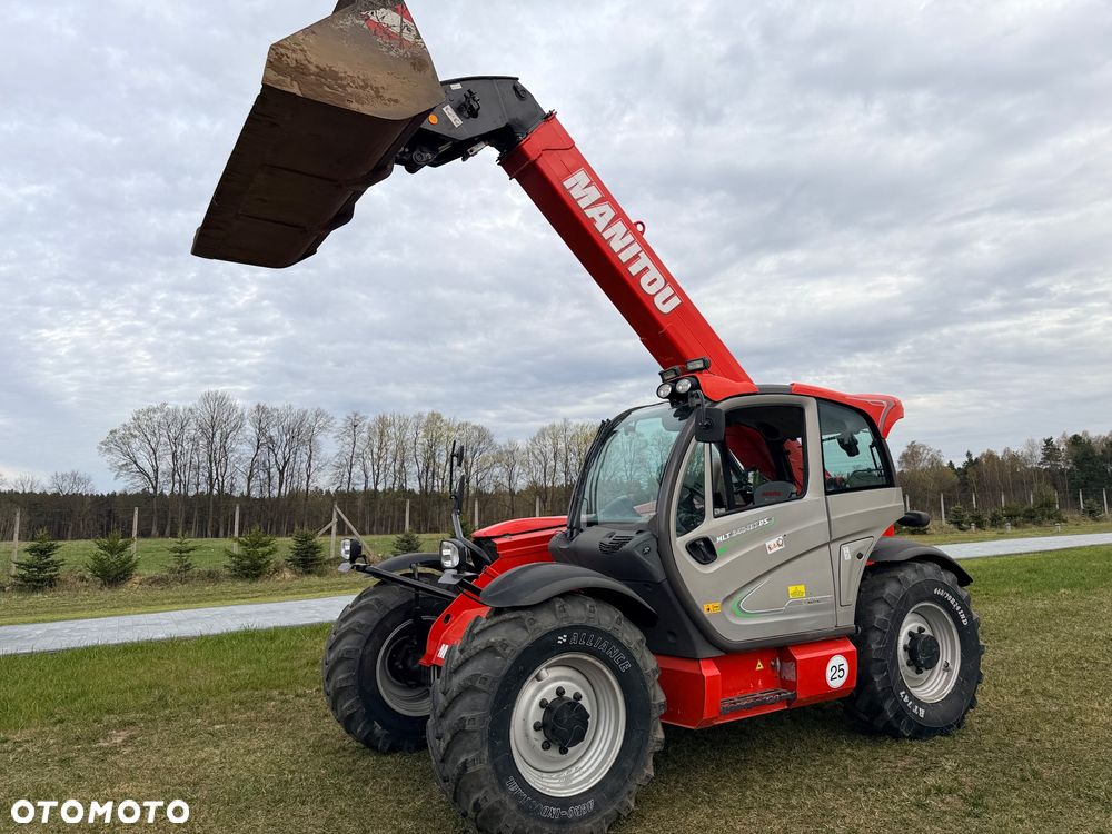 Manitou Manitou Ładowarka teleskopowa Manitou Mlt 840 137 PS łyżka widły Merlo 42.7 TF 737 130 Jcb 541-70 Bobcat TL 38.70 rolnicza budowlana KLIMA 841-145 PS+ zaczep hydr 625 630 635 733 737 741 742 841 850 961 - 5