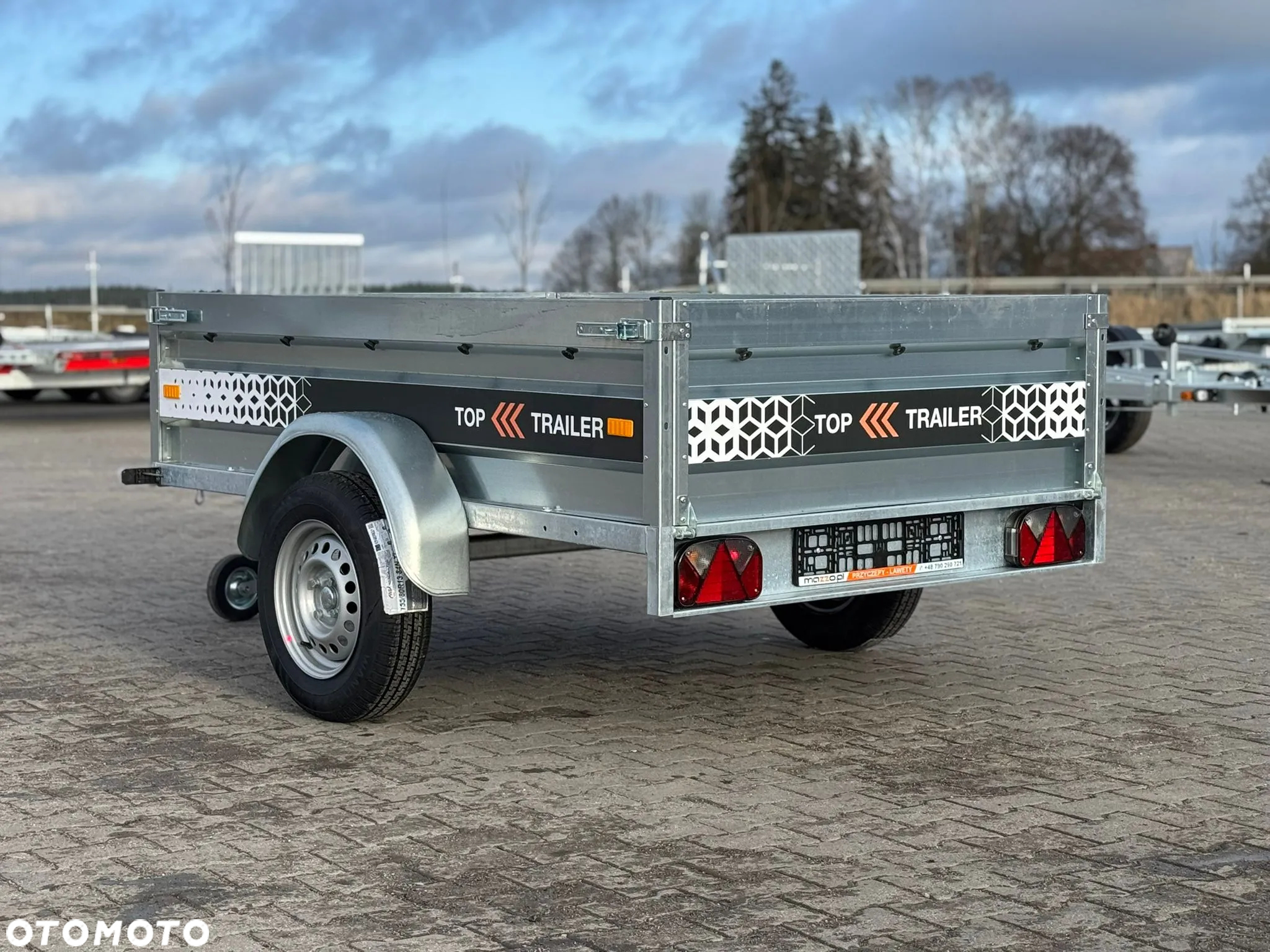 MAZZO DOSTAWA! Przyczepa Top Trailer TT20 MAX 202x131x45cm DMC 750 kg SPAWANA! kat. B, MOCNA! PROMOCJA CENOWA! - 11