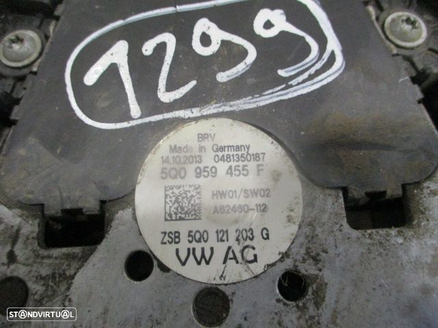 Ventilador 5Q0959455F 5Q0121207H 5Q0121205 VW GOLF 7 5G FASE 1 2014 1.6TDI 105CV 5P CINZA RATO ORIGINAL - 3