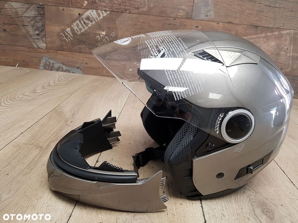 Kask motocyklowy LEM z odpinaną szczęką rozmiar M 57 - 12