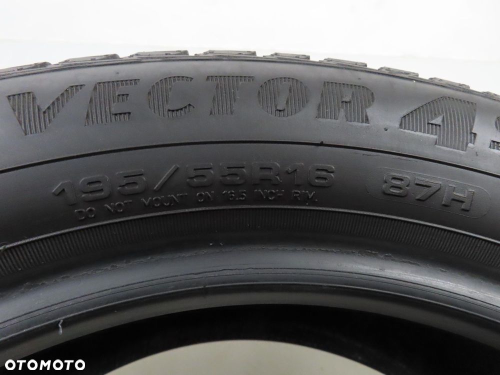 2x 195/55R16 OPONY CAŁOROCZNE UŻYWANE Goodyear Vector 4Seasons Gen-2 87H - 4