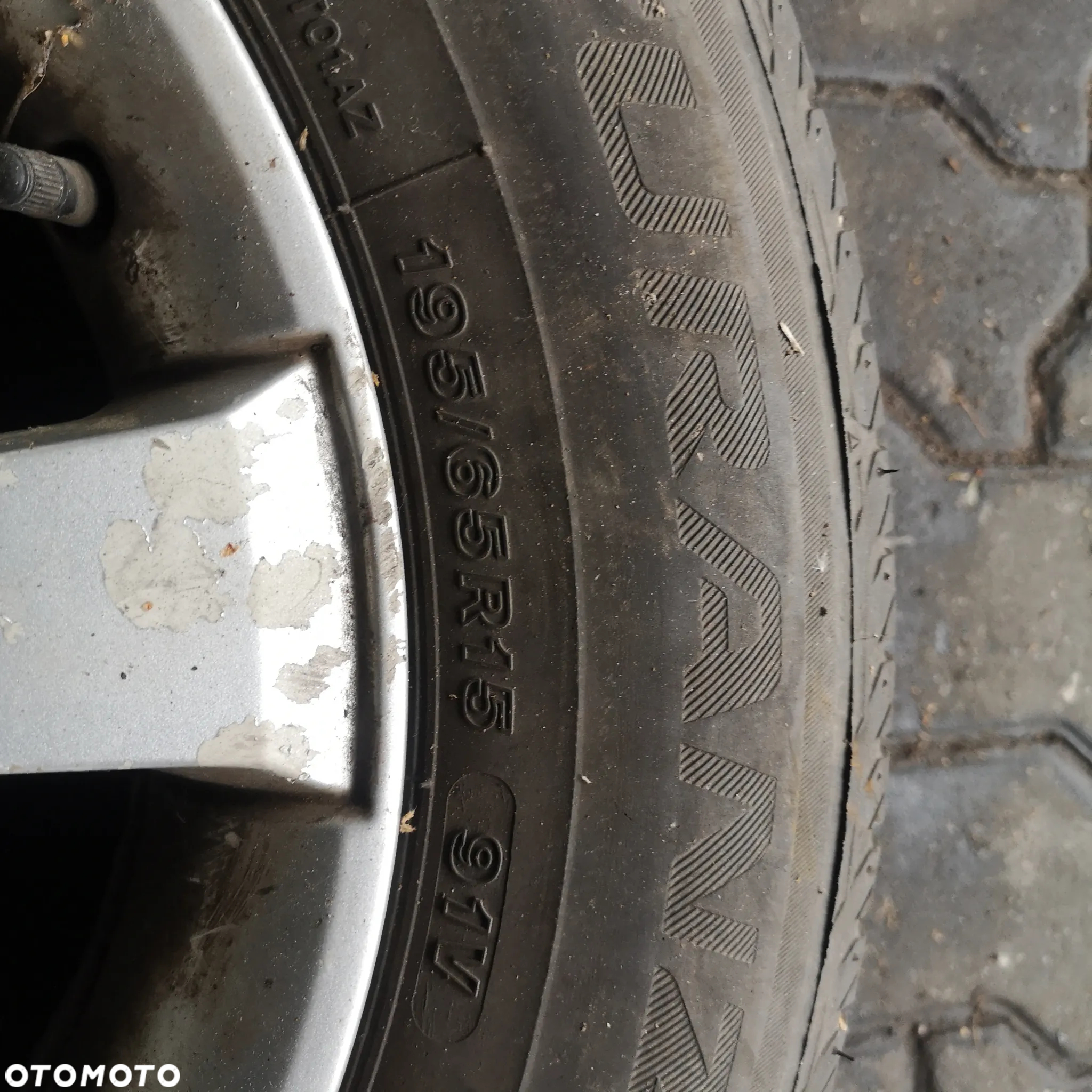 KOŁO ZAPASOWE STALOWE CITROEN III C5 R17" OPONY 225/55/R17 Z FELGAMI 17 ROZSTAW 5X108, KOŁO ALUMINIOWE OPEL R15 OPONY 195/65/R15 Z FELGAMI 15 ROZSTAW 5 ŚRUB - 6