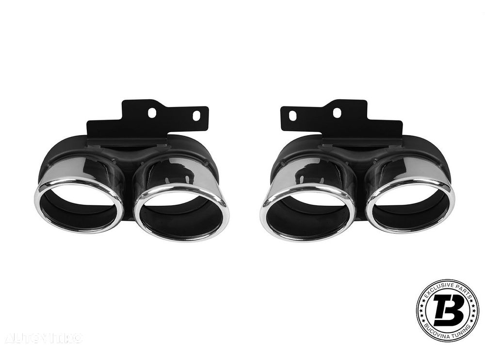 Difuzor Bara Spate cu Ornamente compatibil cu Audi A6 C8 S6 Design - 7