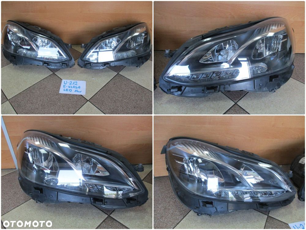 Lampa lampy przód Mercedes E-Klasa W212 led 14r A2128209259 - 1