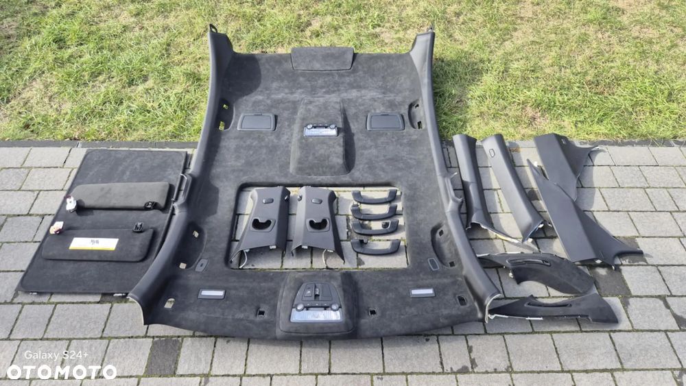 BMW PODSUFITKA F02 SZYBERDACH ALCANTARA KOMPLET - 2