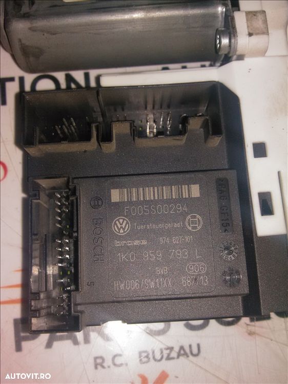 motoras macara geam dreapta fata volkswagen passat b6 - 1