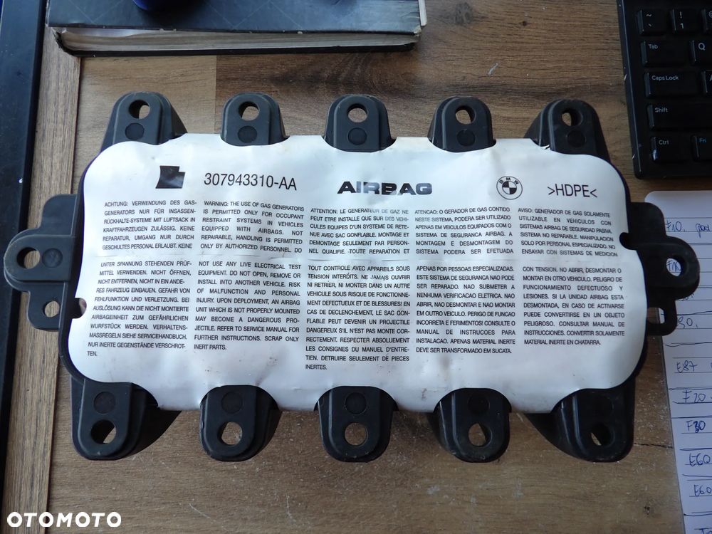 BMW - F45,F46 - DESKA ROZDZIELCZA - KONSOLA - KOKPIT - POD HEADUP - POD NAWIGACJE - PODUSZKA KIEROWCY I PASAŻERA - DOPŁATA DO PASÓW - DEMONTAŻ - ORYGINAŁ - 5