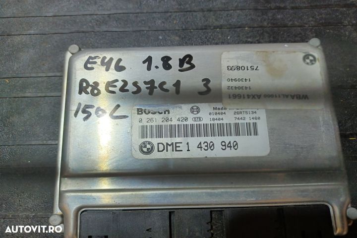 Calculator motor ECU 0261204420 0261204420 BMW Seria 3 E46 [1997 - 20 - 2