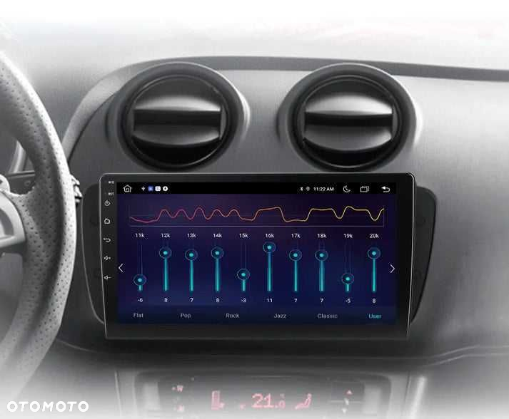 Radio Nawigacyjne Seat Ibiza 6j 2009 - 2013 z Android Auto 1GB 32GB - 5