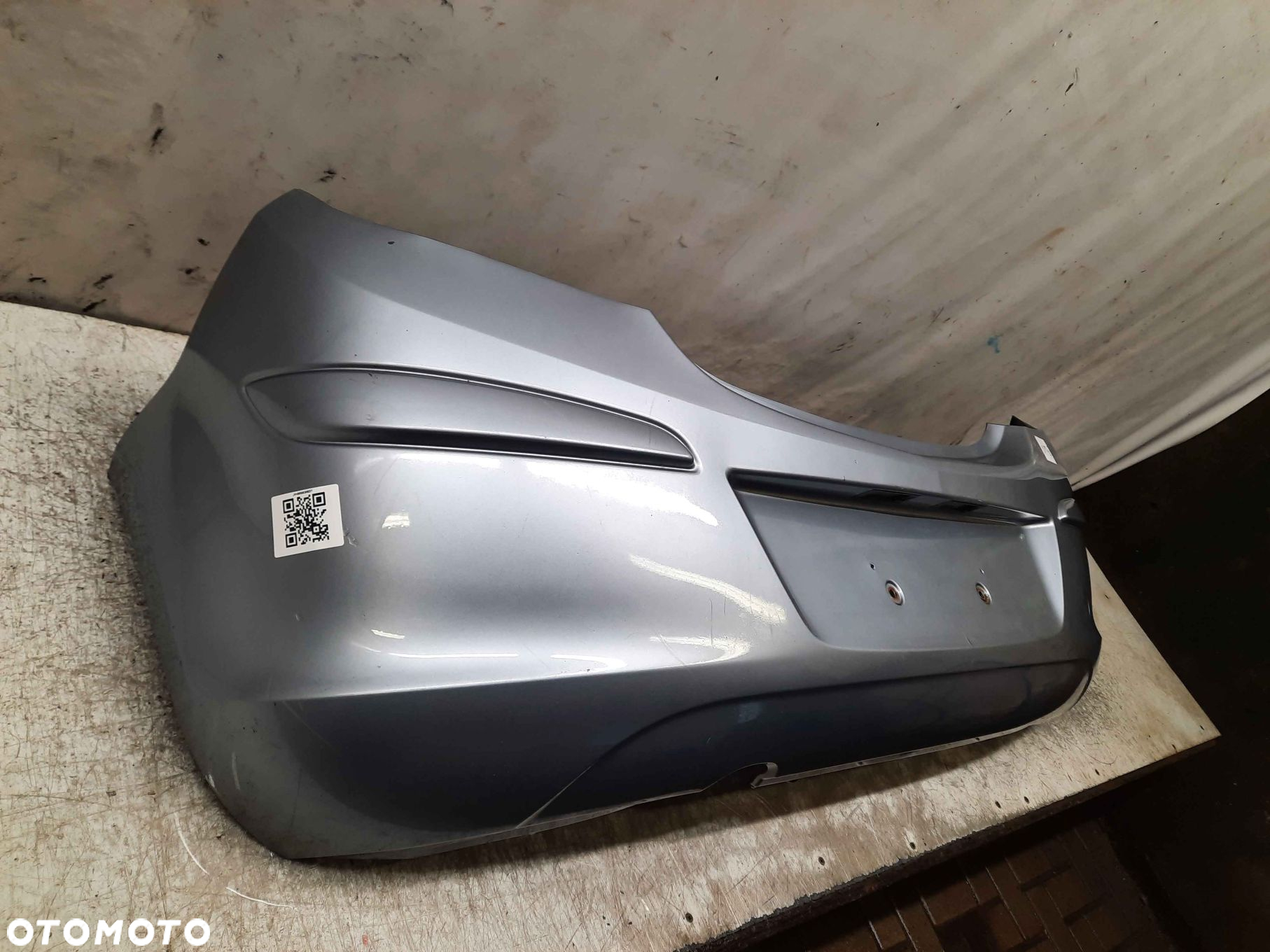 / ZDERZAK TYŁ TYLNY OPEL CORSA D Z163 SZARY 3D 3 DRZWI HB - 4