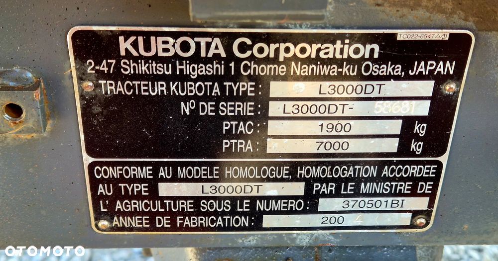 Kubota L3000DT - 19
