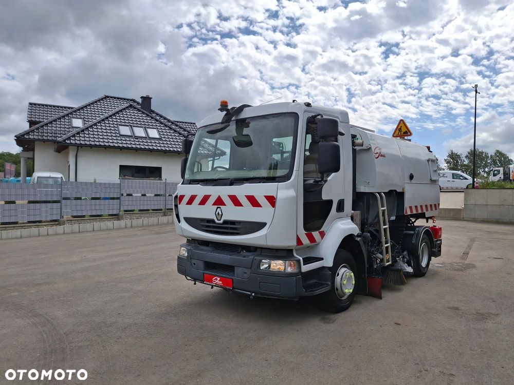 Renault Midlum 220 Zamiatarka Johnston VS500 Szczotki L/R Obie Strony Napęd Hydrostatyczny 2012r - 2