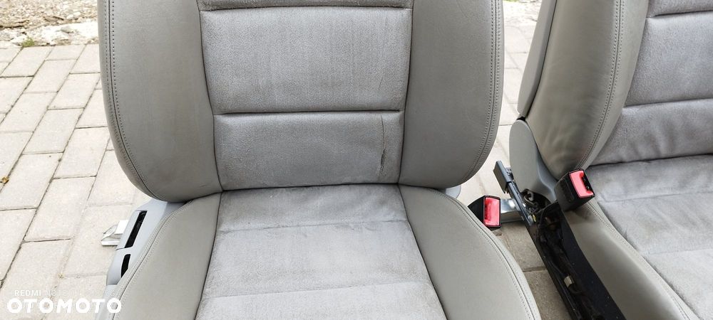 Fotel Fotele Zestaw ALKANTARA Kubełki Grzane Audi A6 C6 2.4 B Sedan 2004 rok Części Blask Gołdap - 14