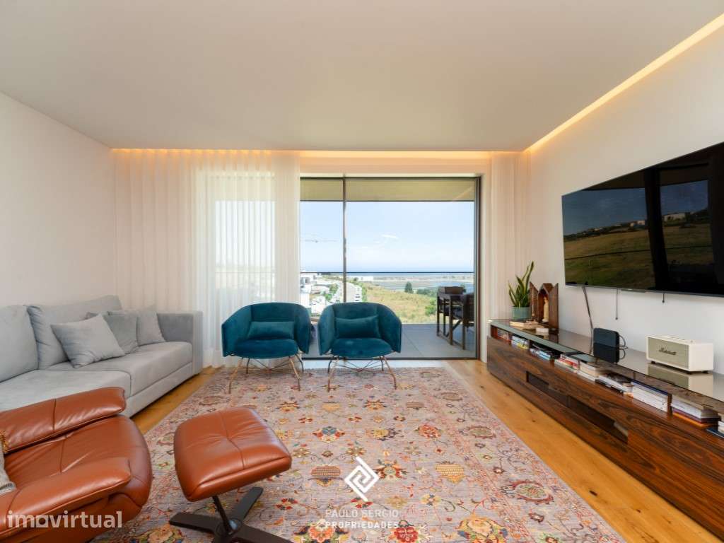 Apartamento T3 | Terraço de 51,75 m² | Vista Rio e Mar | Quinta Mar... - Grande imagem: 2/27
