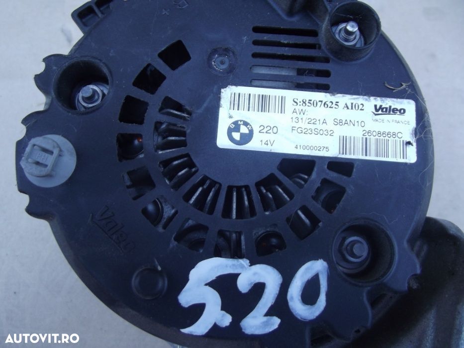 Alternator BMW X3 2.0 N47 F25 F10 E90 E92 F11 F07 E61 NOU BMW Seria 5 - 1