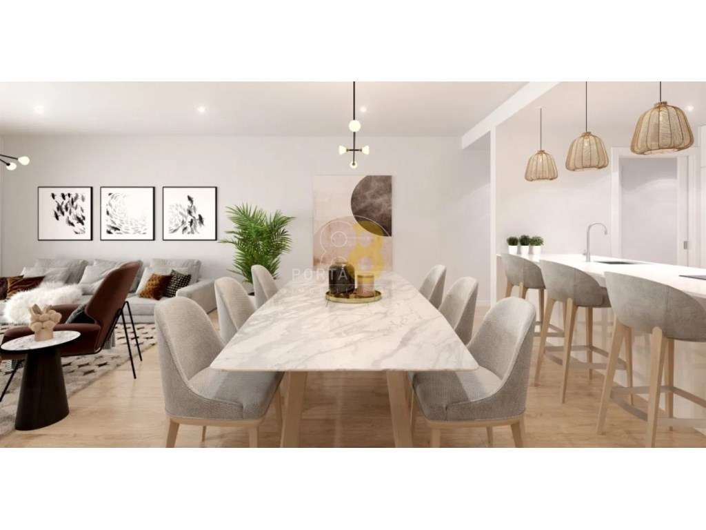 Apartamento T2, com terraço garagem e arrumo em condomínio fechado - Grande imagem: 3/23