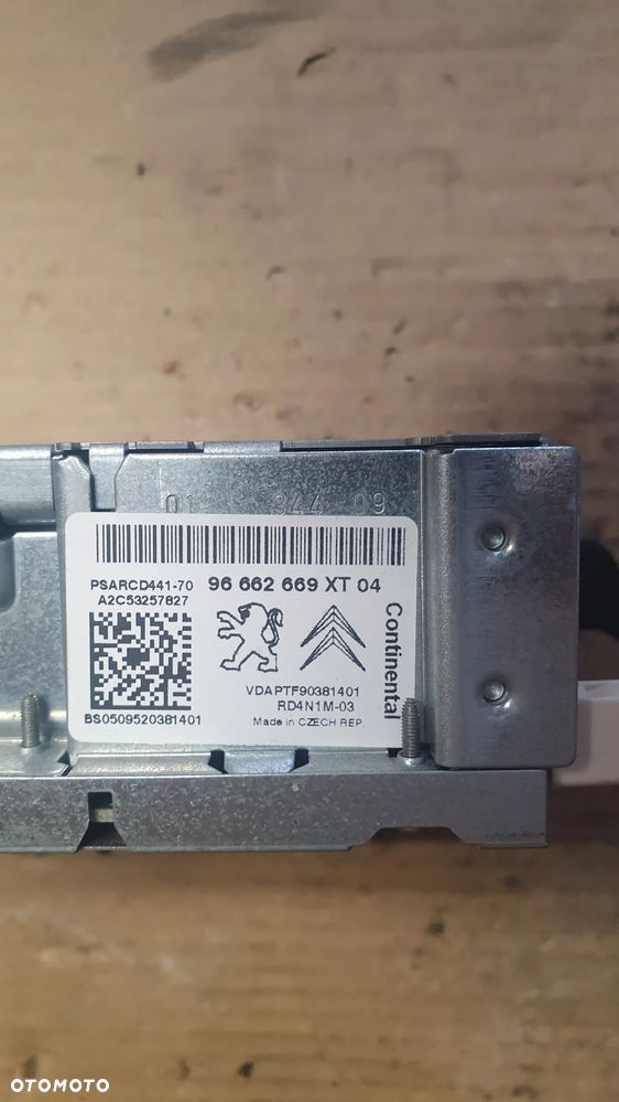 CITROEN C3 II RADIO CD PANEL 96662669XT 04 - 4