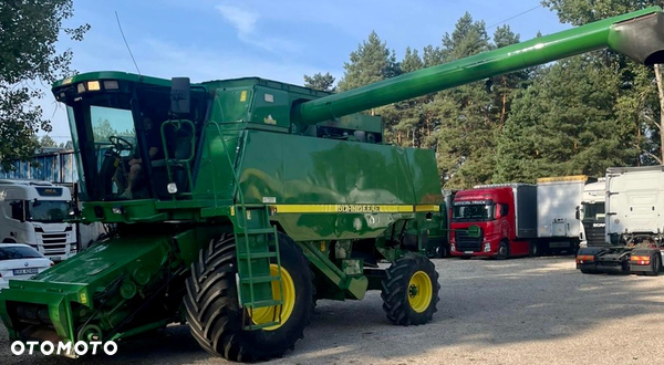 John Deere CTS 9780 KLIMA HEDER 7.60m ROTOR STÓŁ DO RZEPAKU OPONY 90% MOC:340KM