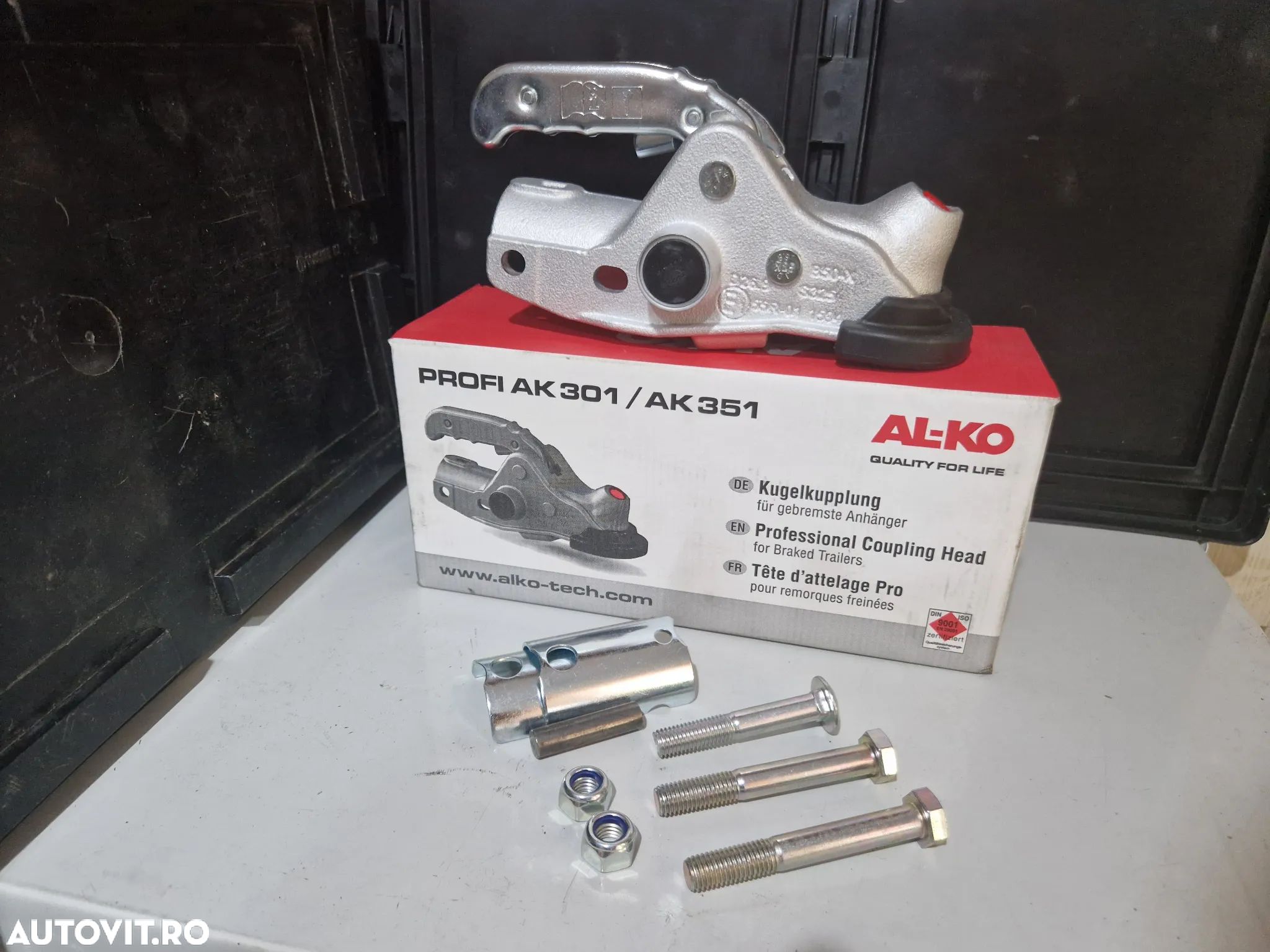 Cupla Al-Ko AK301, 3000 kg, MODELUL NOU, Cu protectie antizgariere - 1