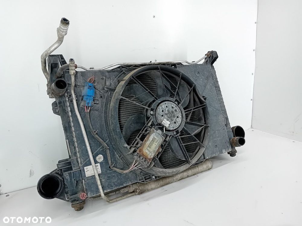 ZESTAW CHŁODNIC WODA KLIMA WENTYLATOR MERCEDES KLASA A W169 A1695000703 - 2